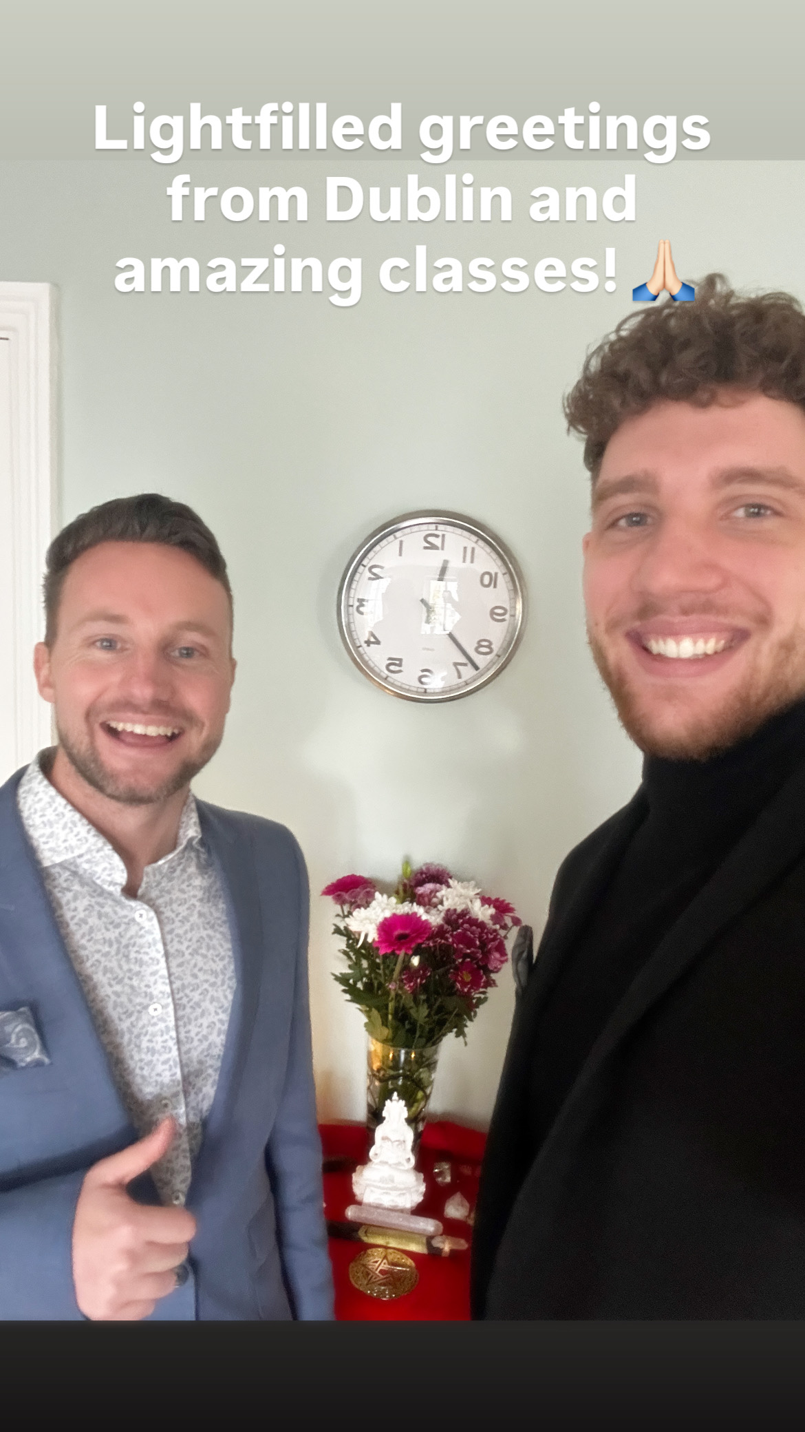 Lightfilled greetings from Dublin workshop facilitators